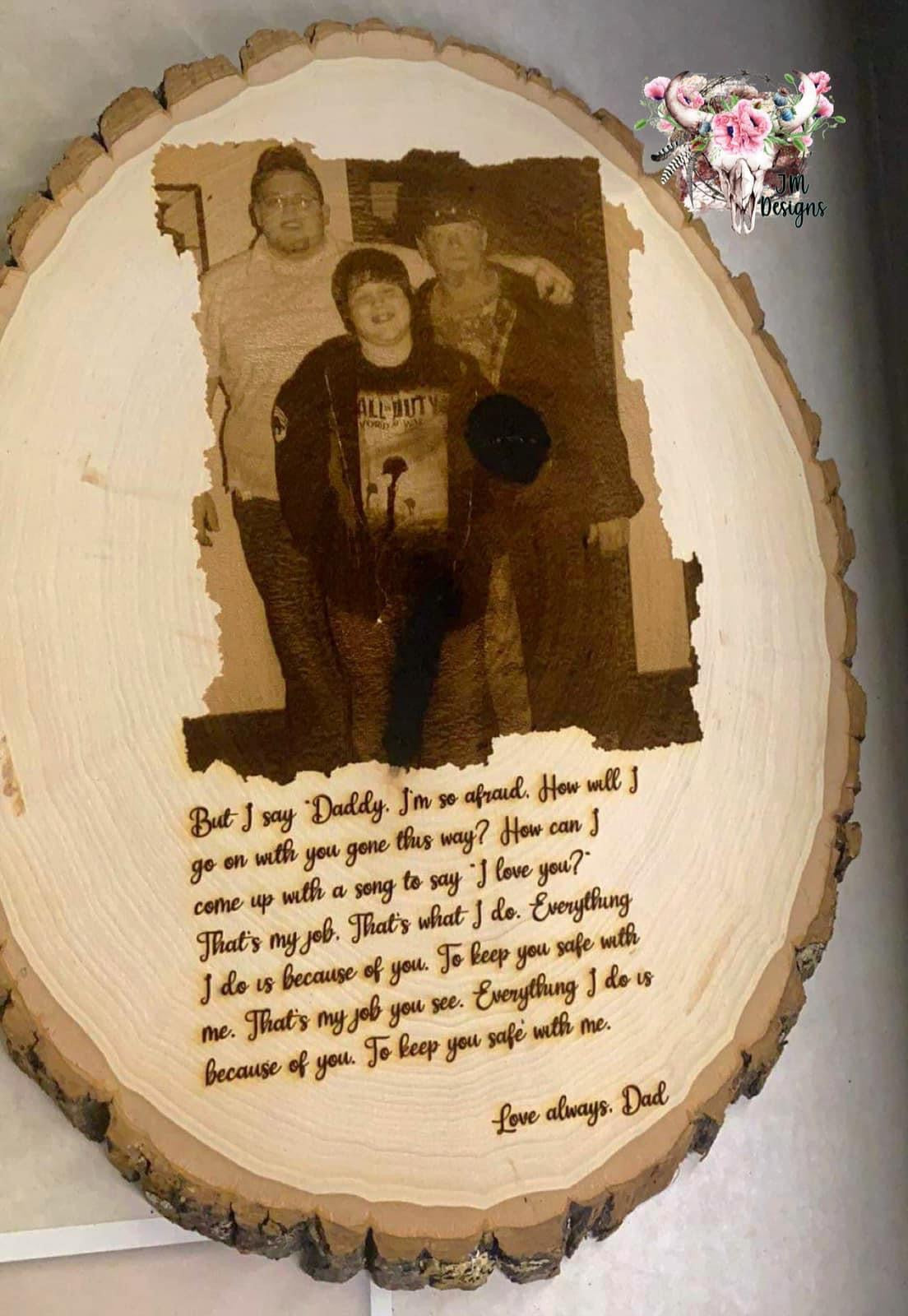 Picture Engraved Wood