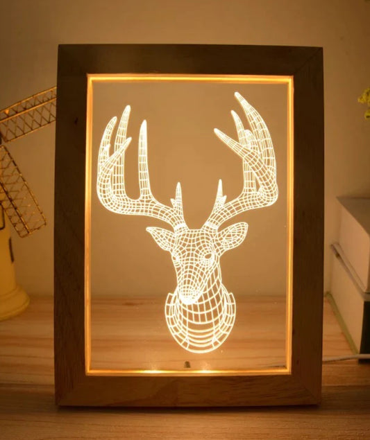 LED Warm Light Frame with Acrylic Insert (Custom Engraved)