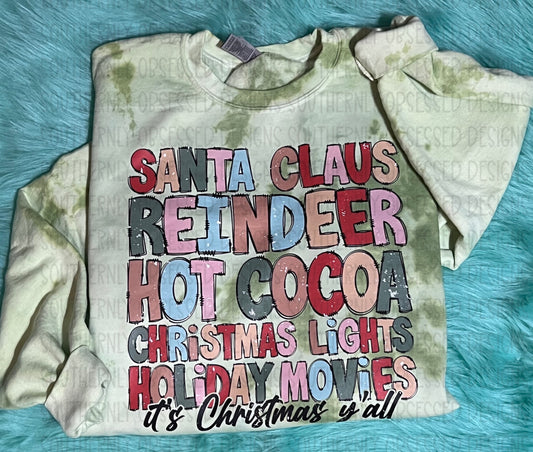 It’s Christmas Yall Sweatshirt