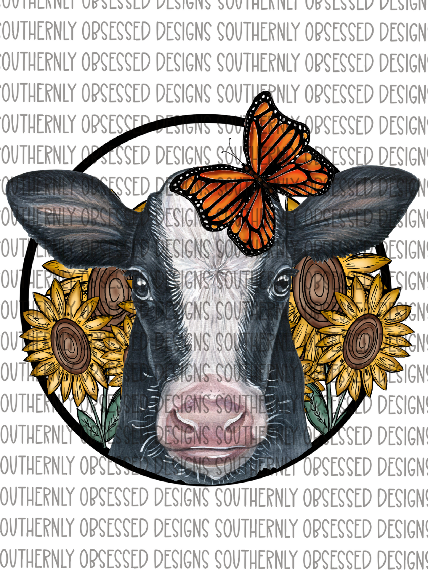 Cow Sunflower